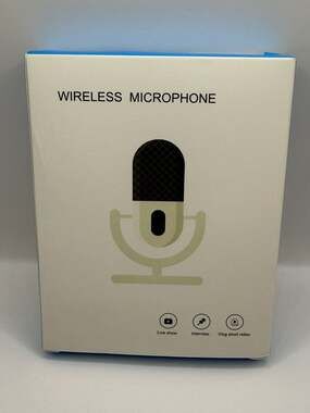 2-Pack Wireless Mini Lavalier Microphone System for iPhone/USB-C